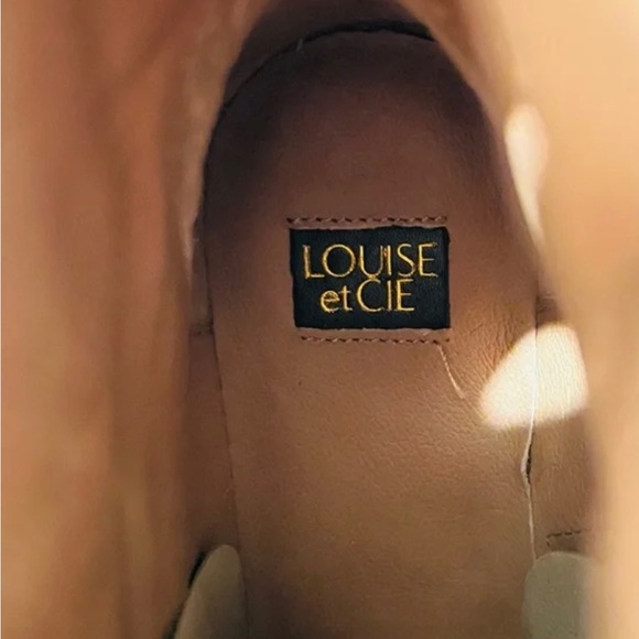 NEW LOUISE ET CIE LO SARNI3 BLACK LEATHER DUCK BOOTS SIZE 9.5 - Picture 3 of 16